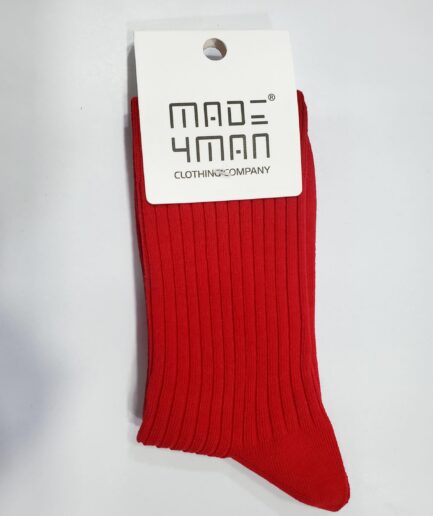 Stylish Socks with Vibrant Red