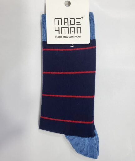 Classic Red Stripes Straight Line Pattern Socks