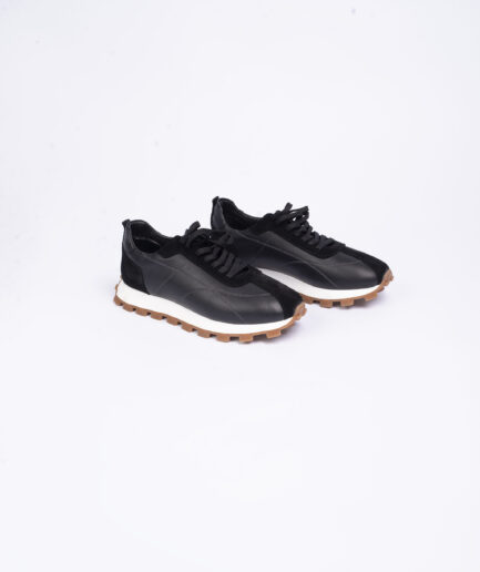 Calfskin and Suede Leather Shoes
