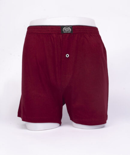 Plain Red Boxers - Full Cotton